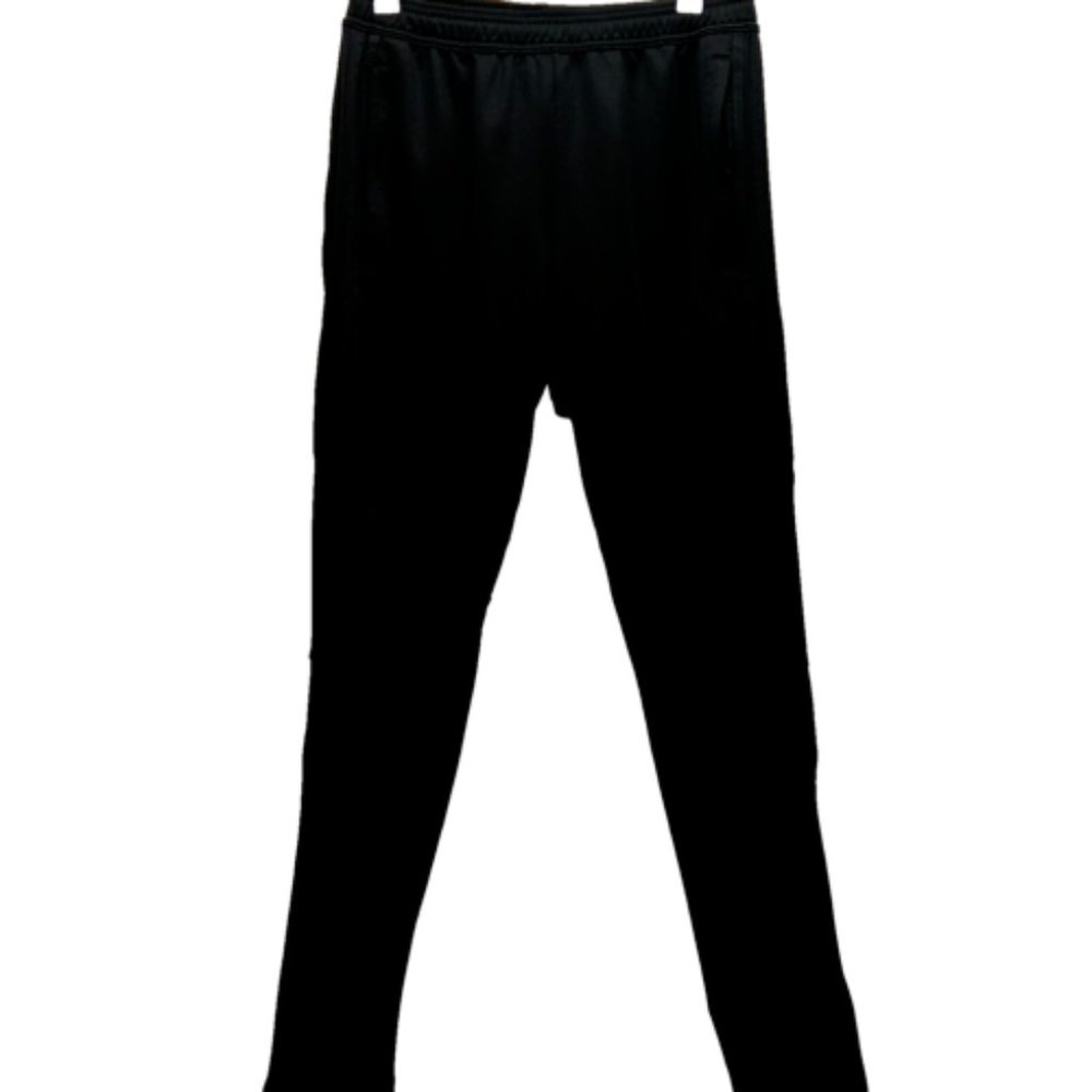 Adidas Men's Pants Medium Black Logo Jogger Training Climacool Soccer